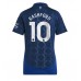 Maillot de foot Manchester United Marcus Rashford #10 Extérieur vêtements Femmes 2024-25 Manches Courtes